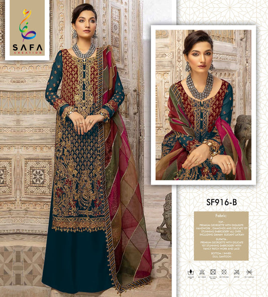 916B Safa Creation Pakistani Salwar Suits