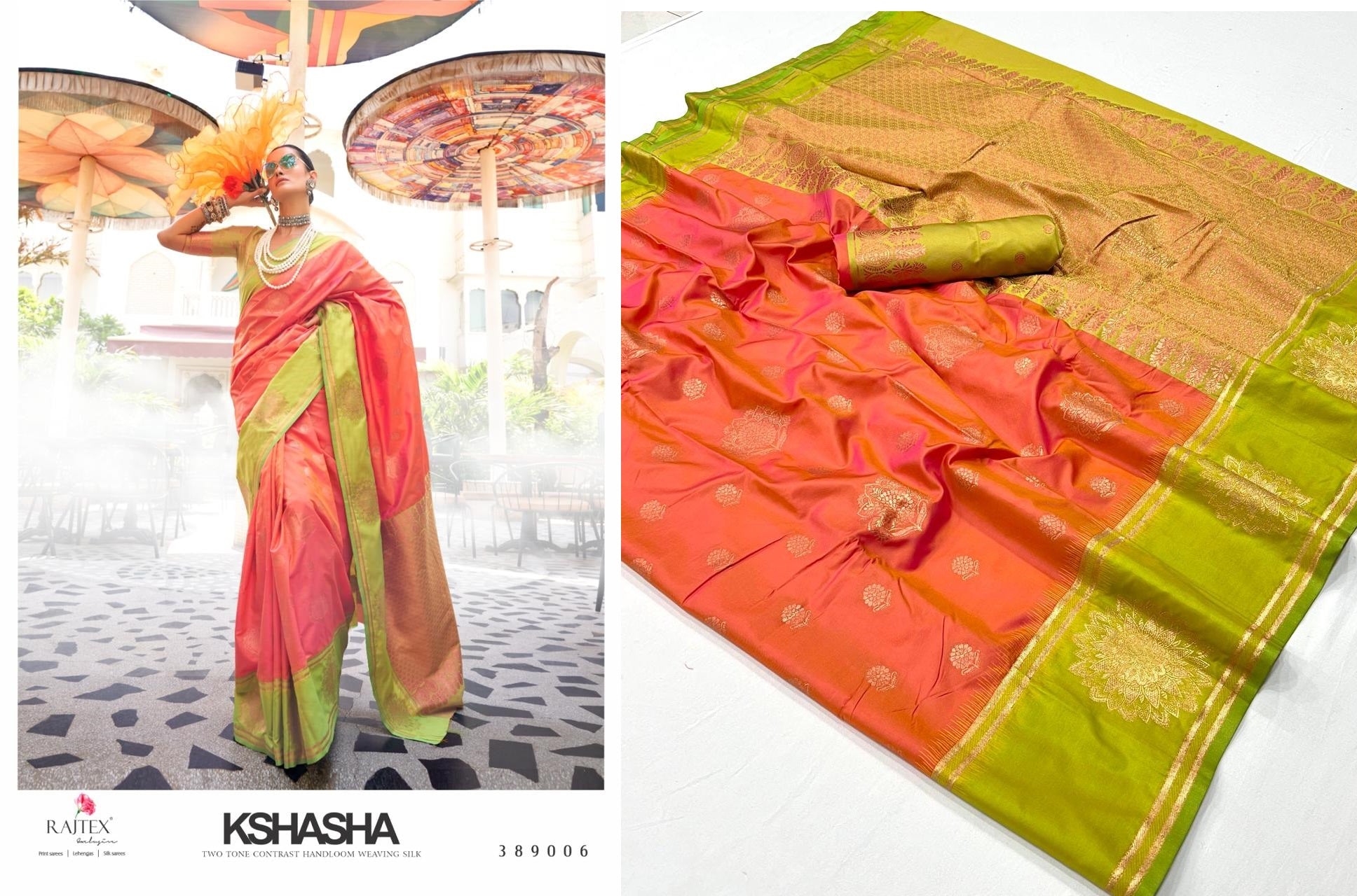 389006 Kshasha Rajtex Sarees