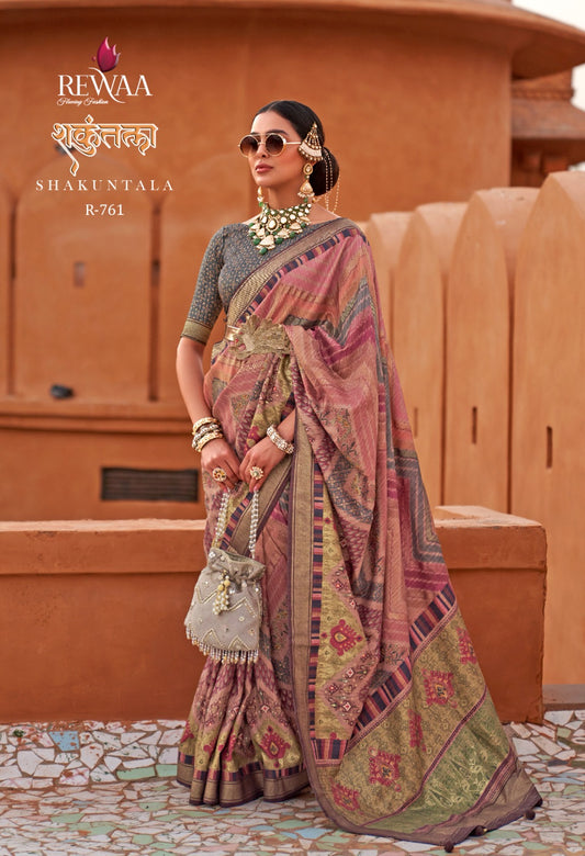 R-761 Shakuntala Rewaa Sarees