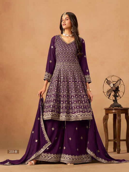 233-B Aanaya Vol 233 Dani Creation Georgette Unstitched Suits