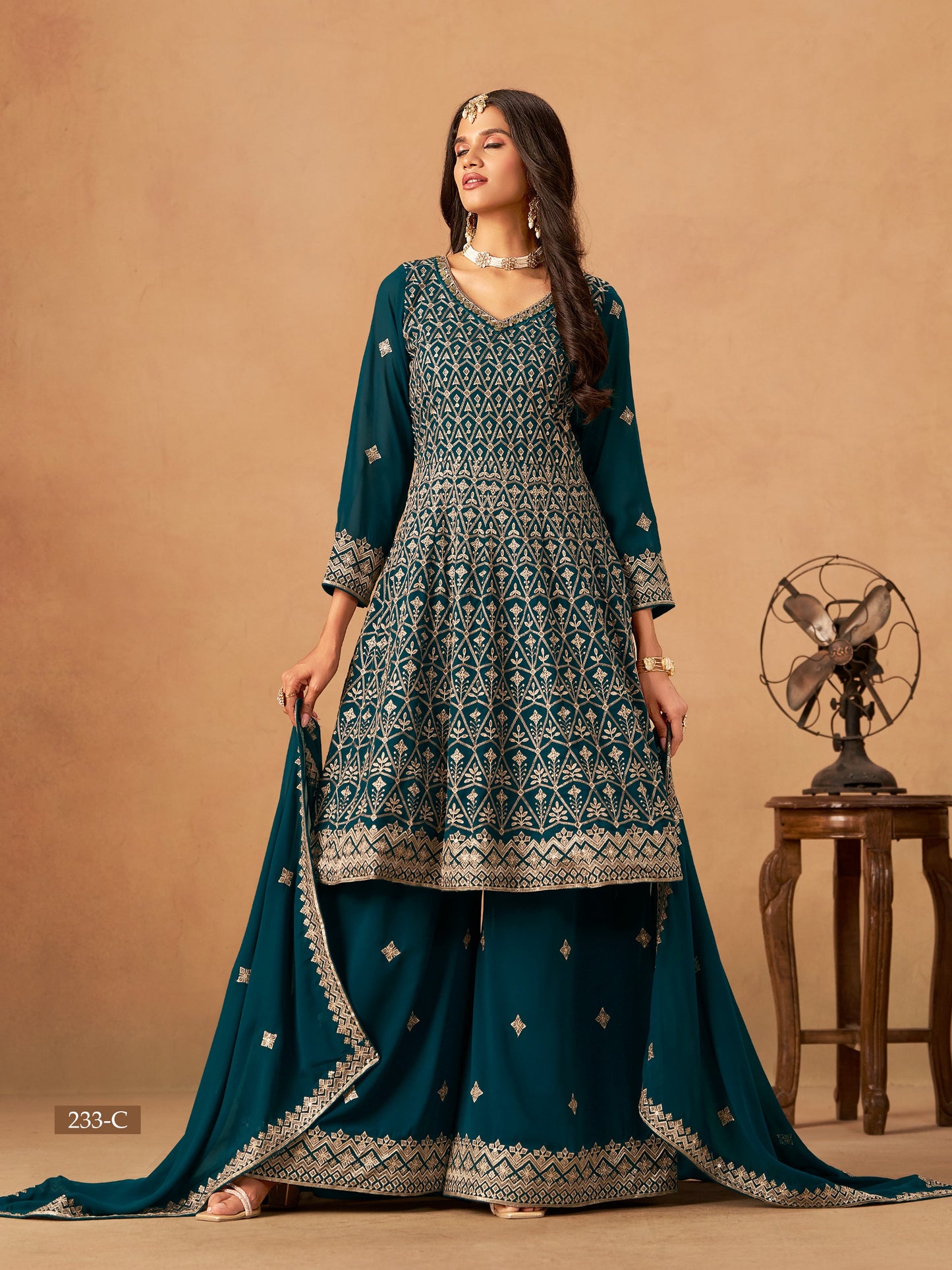 233-C Aanaya Vol 233 Dani Creation Georgette Unstitched Suits