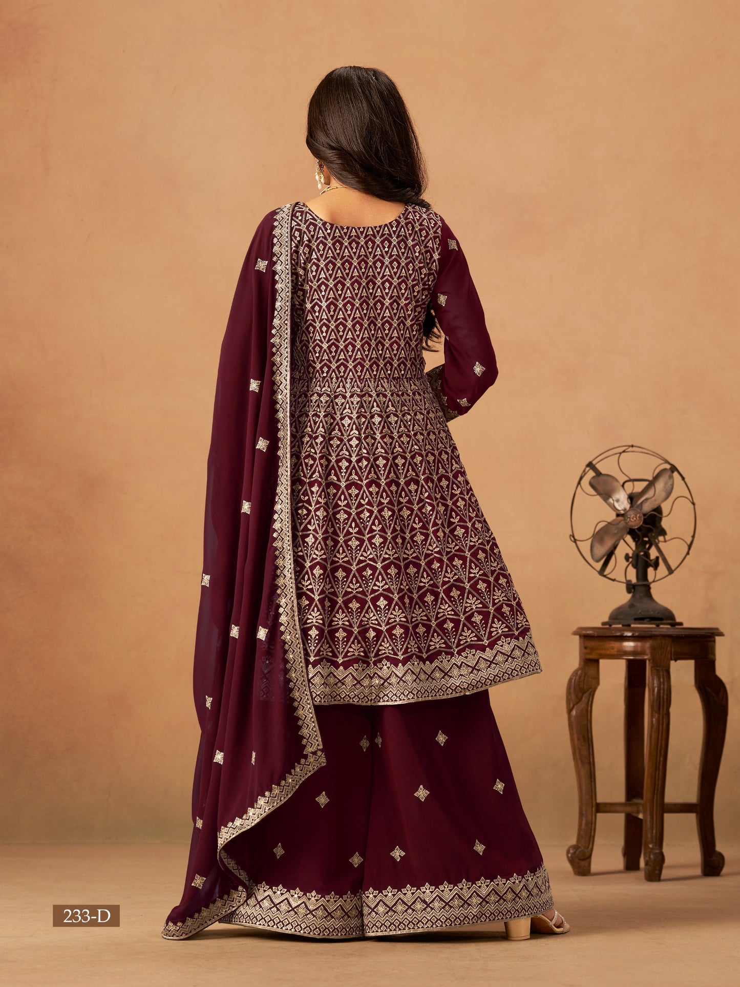 233-D Aanaya Vol 233 Dani Creation Georgette Unstitched Suits