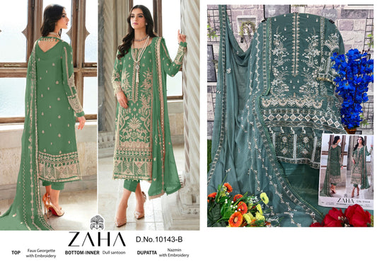 10143B Zaha Pakistani Salwar Suits