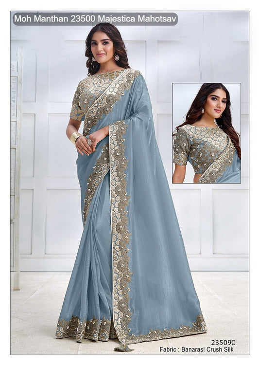 23509-C Moh Manthan 23500 Majestica Mahotsav Silk Sarees