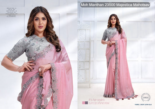 23522 Moh Manthan 23500 Majestica Mahotsav Silk Sarees