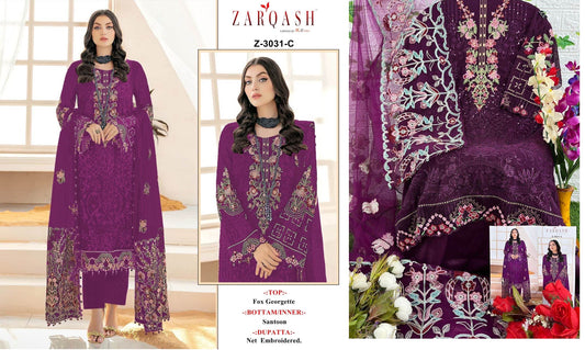 3031-C Zarqash Pakistani Salwar Suits