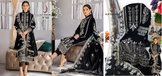A-102 Alif Fashion Pakistani Salwar Suits
