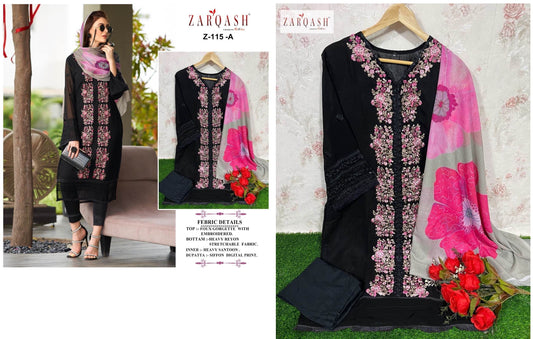 Z-115-A Zarqash Pakistani Readymade Suits
