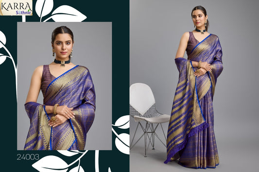 24003 Karra Sethnic Brocade Sarees