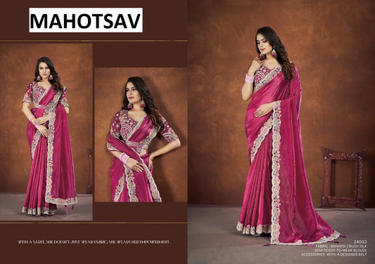 24003 Saha Saki Mahotsav Silk Sarees
