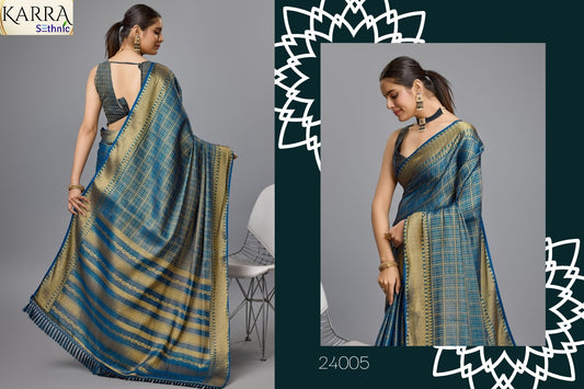 24005 Karra Sethnic Brocade Sarees