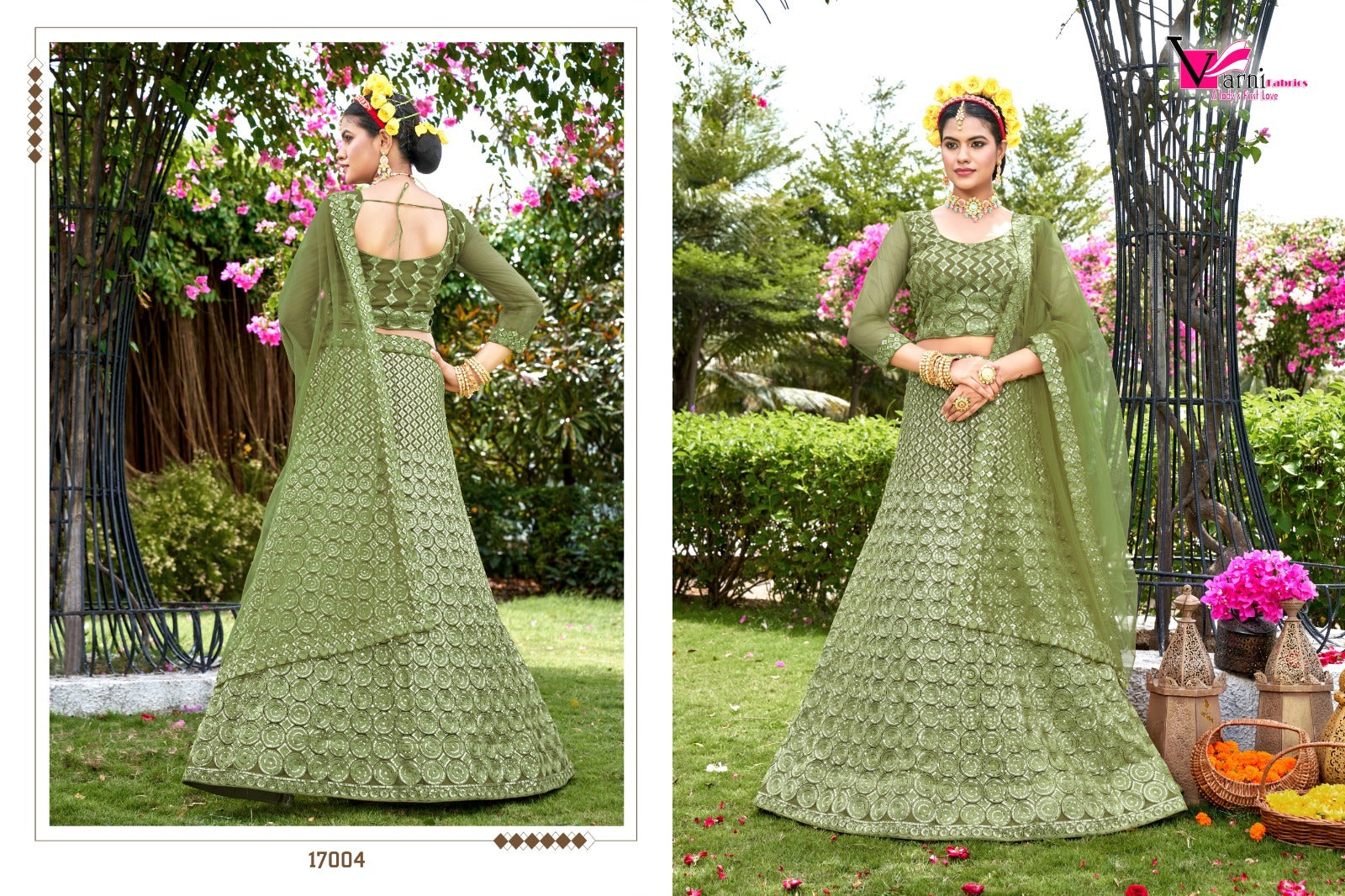 17004 Zeeya Suhani Varni Fabrics Lehenga Choli