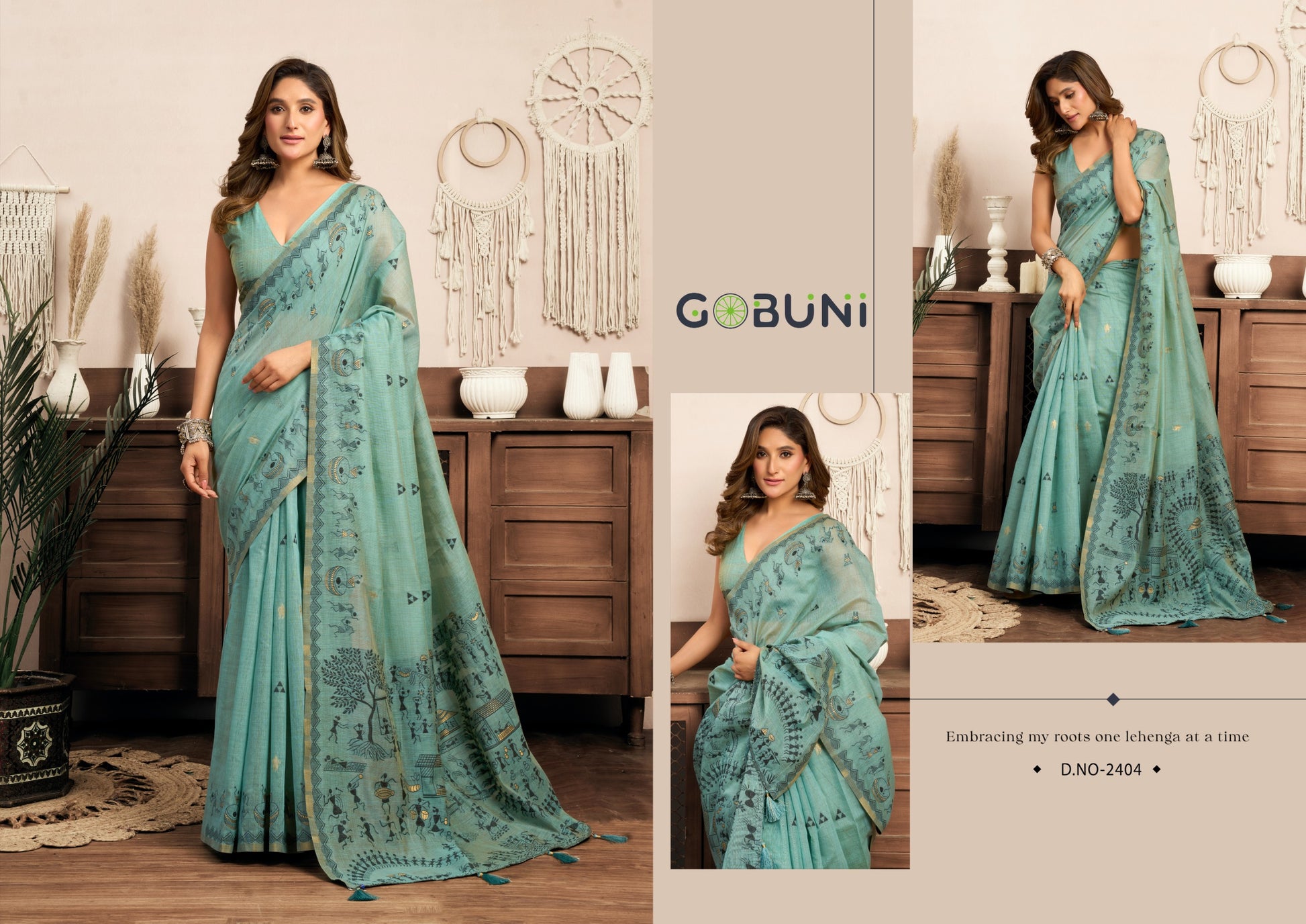 2404 Sowmya Gobuni Modal Sarees