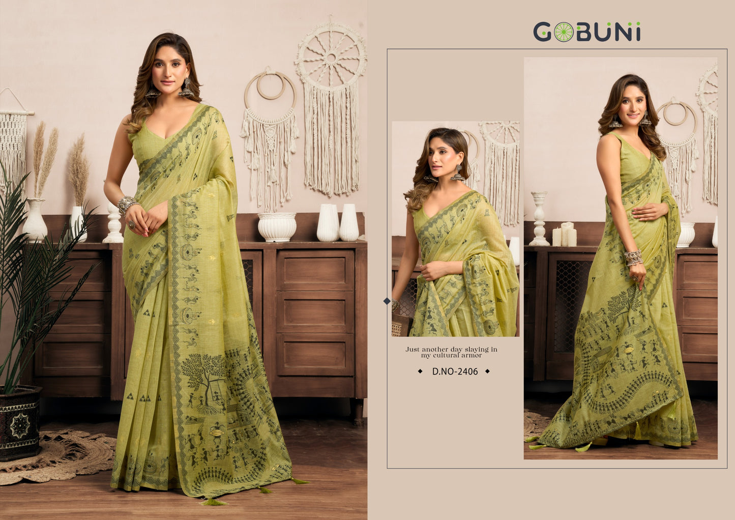 2406 Sowmya Gobuni Modal Sarees