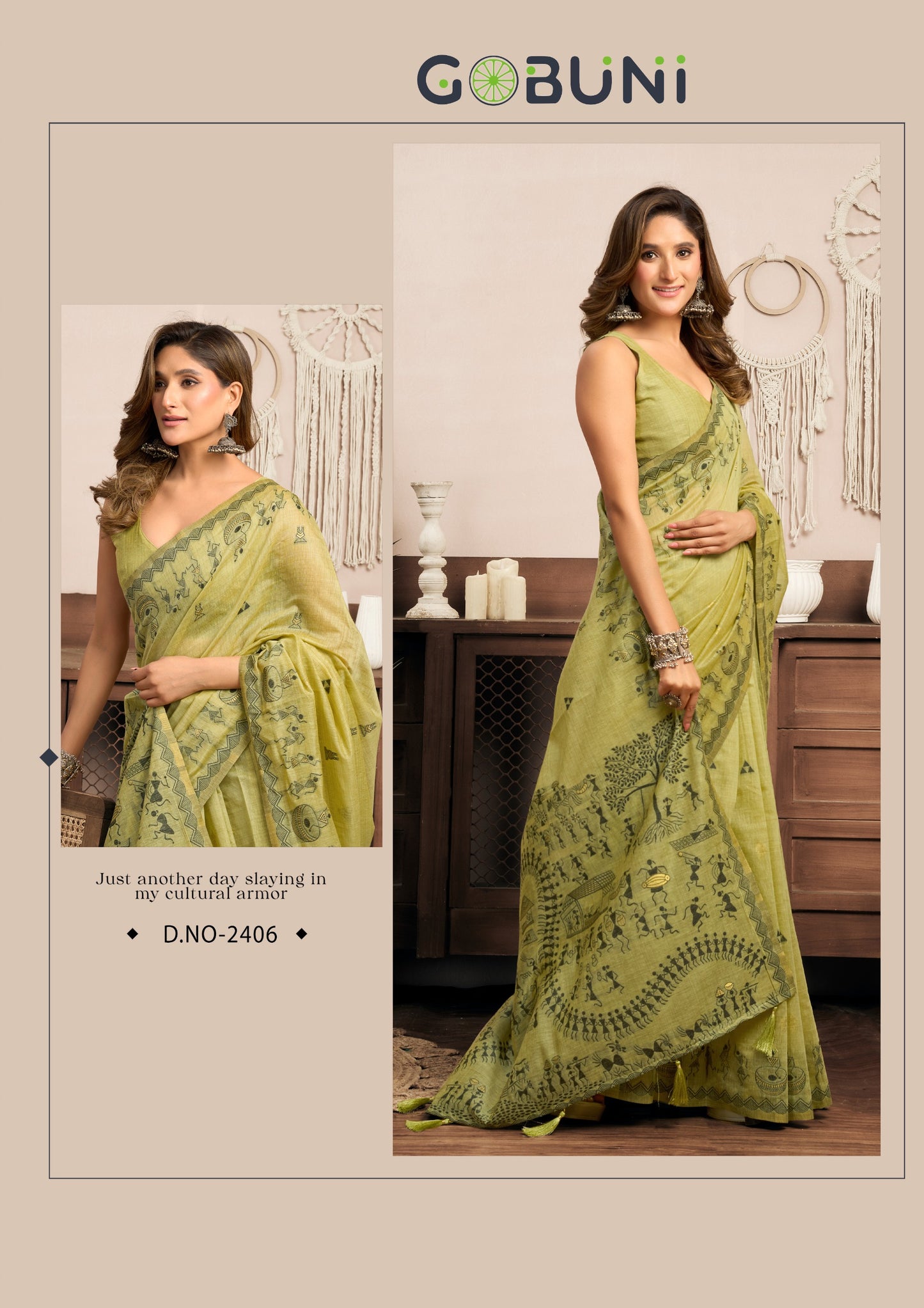 2406 Sowmya Gobuni Modal Sarees