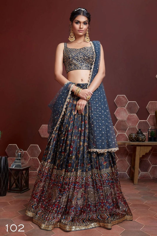 102 Mandakini Vol 1 Zeel Lehenga Choli