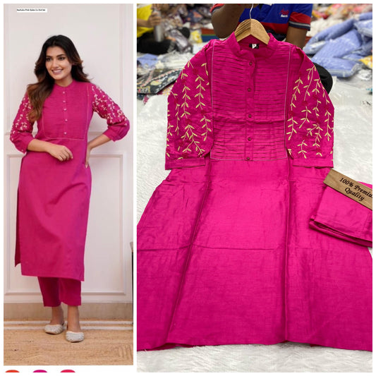 Kachuko Pink Qubo Co Ord Set