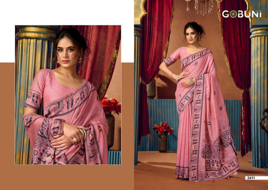 2411 Sowmya Vol 2 Gobuni Modal Sarees