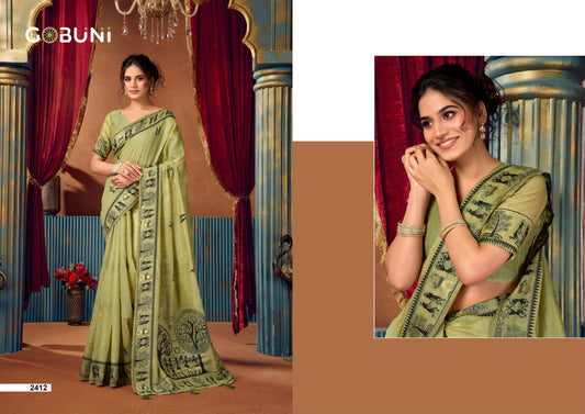 2412 Sowmya Vol 2 Gobuni Modal Sarees