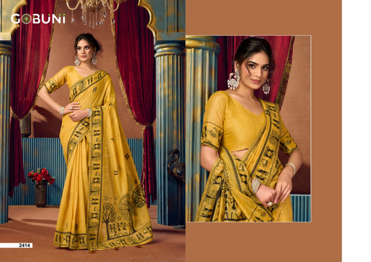 2414 Sowmya Vol 2 Gobuni Modal Sarees