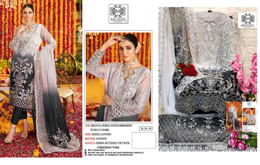 M-241-B Mushq Pakistani Salwar Suits