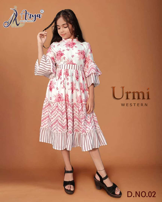 Urmi 02 Adm Girls Western Dress