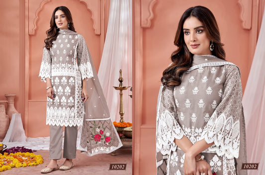 10202 Vol 20 Anjubaa Unstitched Suits