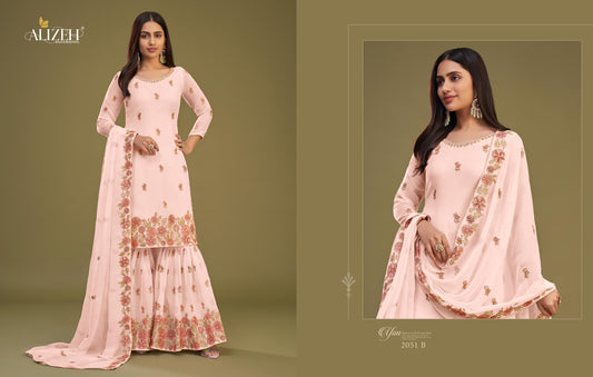 2051B Zaida Vol 11 Alizeh Unstitched Suits