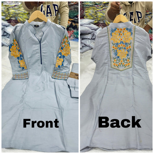 Ipo Gray Qubo Co Ord Set