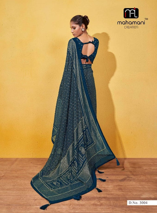 3004 Ankita Vol 3 Mahamani Creation Sarees