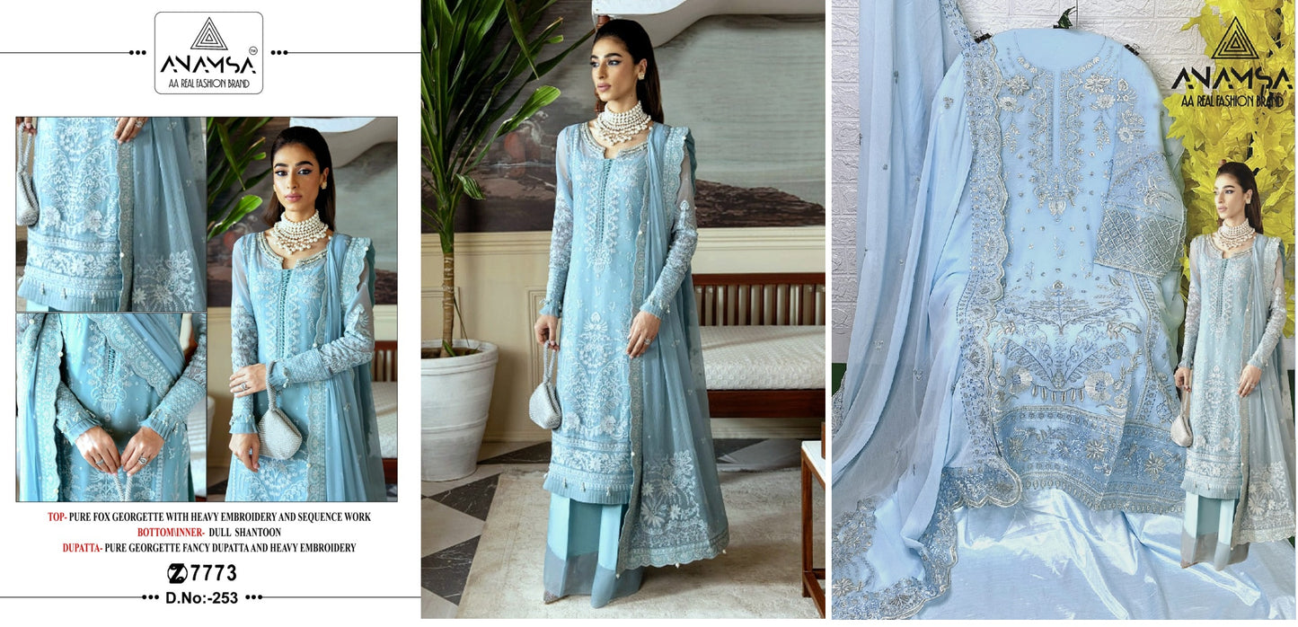 253 Anamsa Pakistani Salwar Suits
