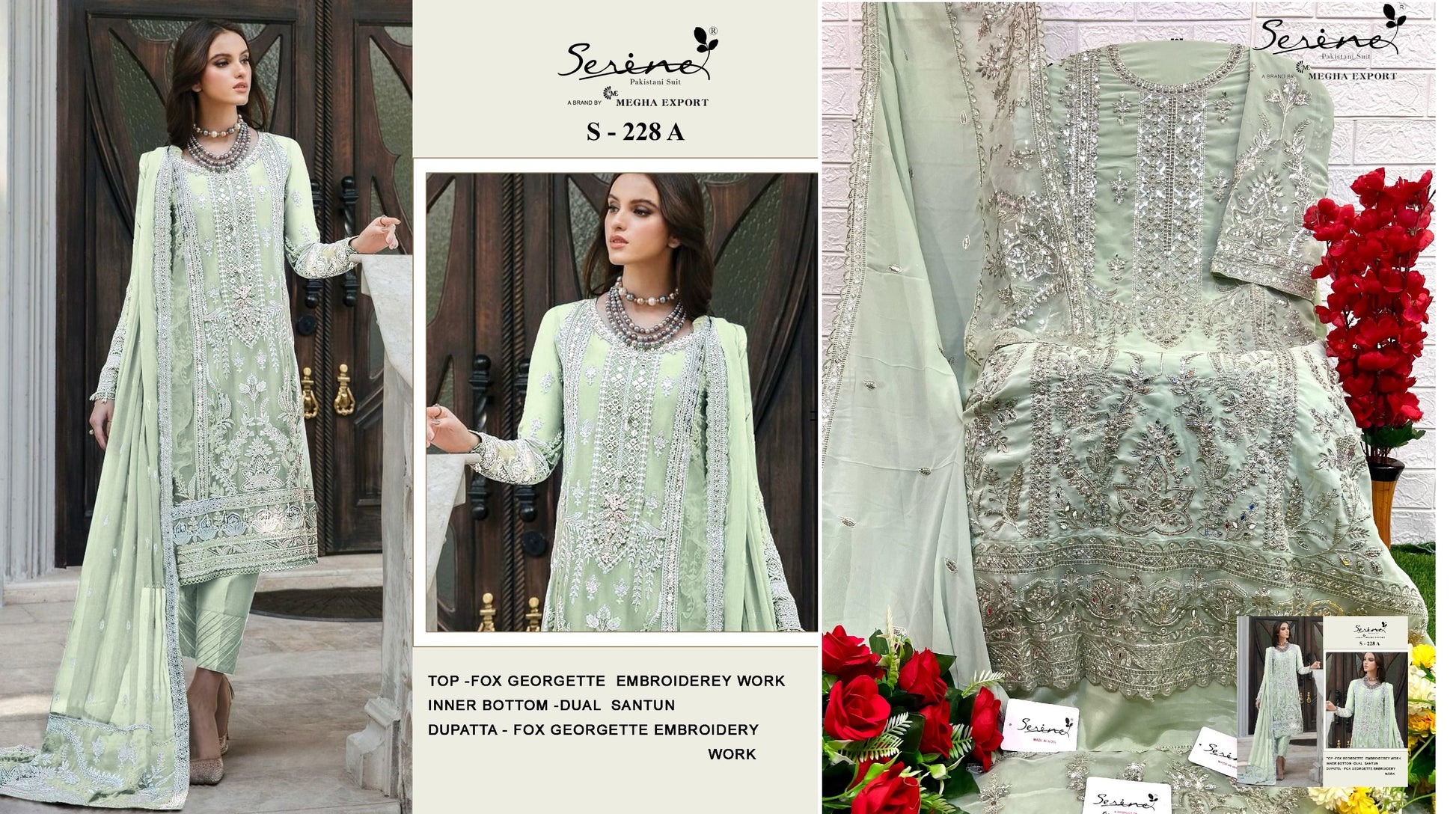 228A Serine Pakistani Salwar Suits