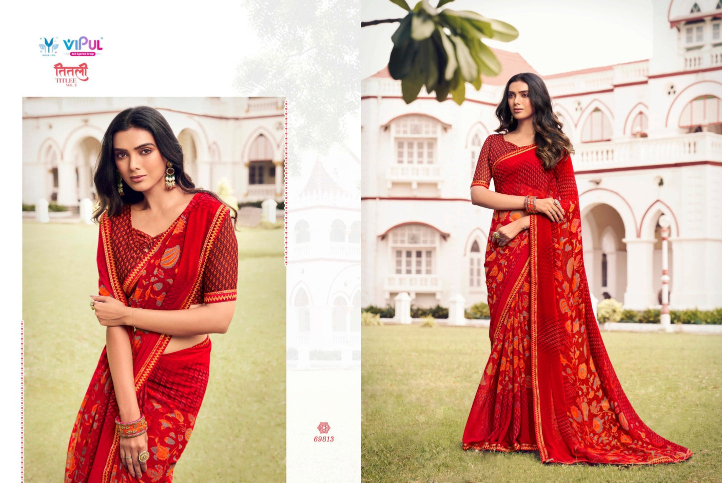 69813 Titlee Vol 3 Vipul Sarees