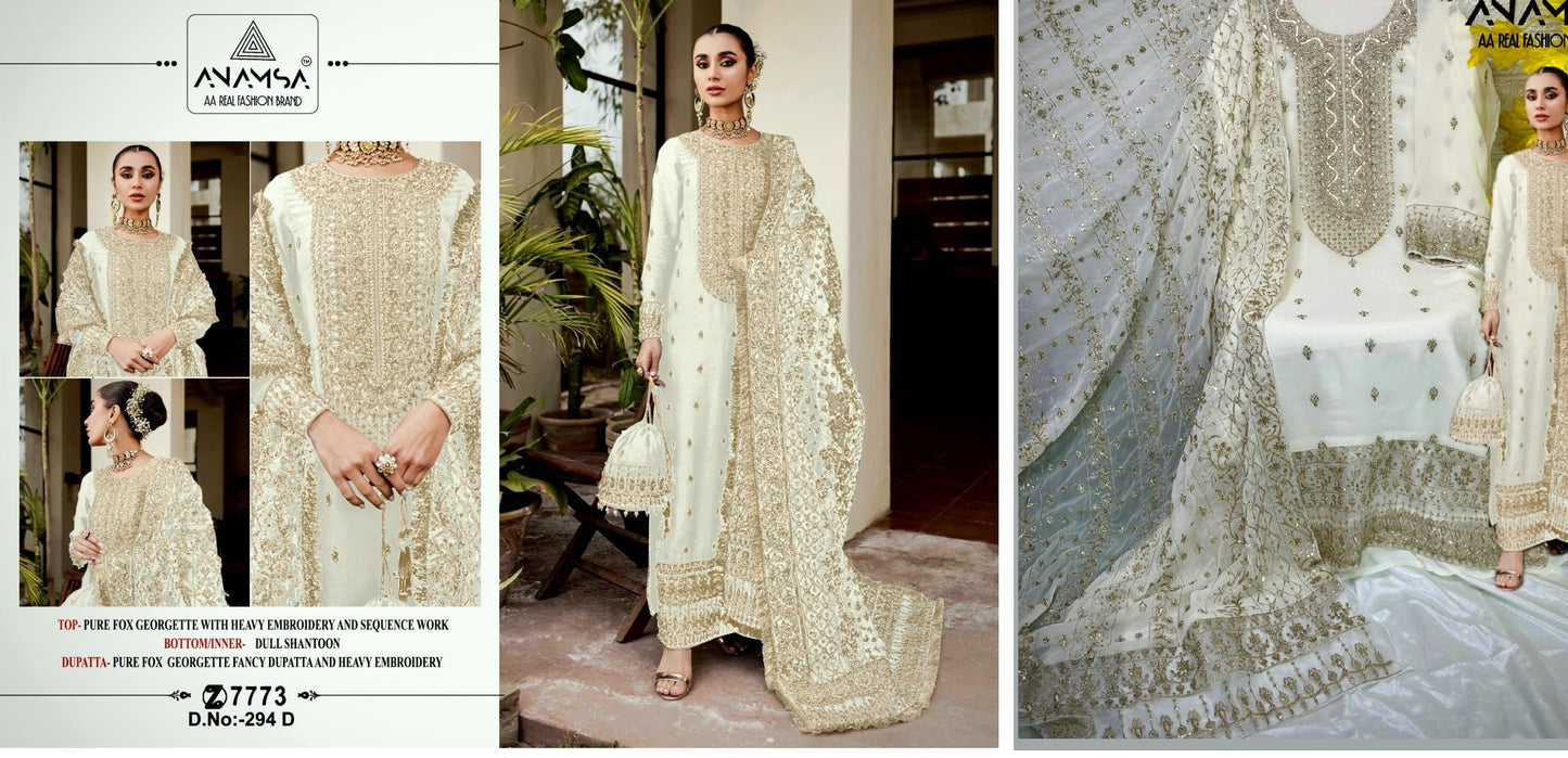 294D Anamsa Pakistani Salwar Suits