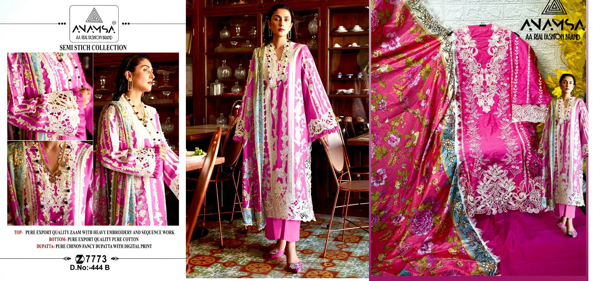 444B Anamsa Pakistani Salwar Suits