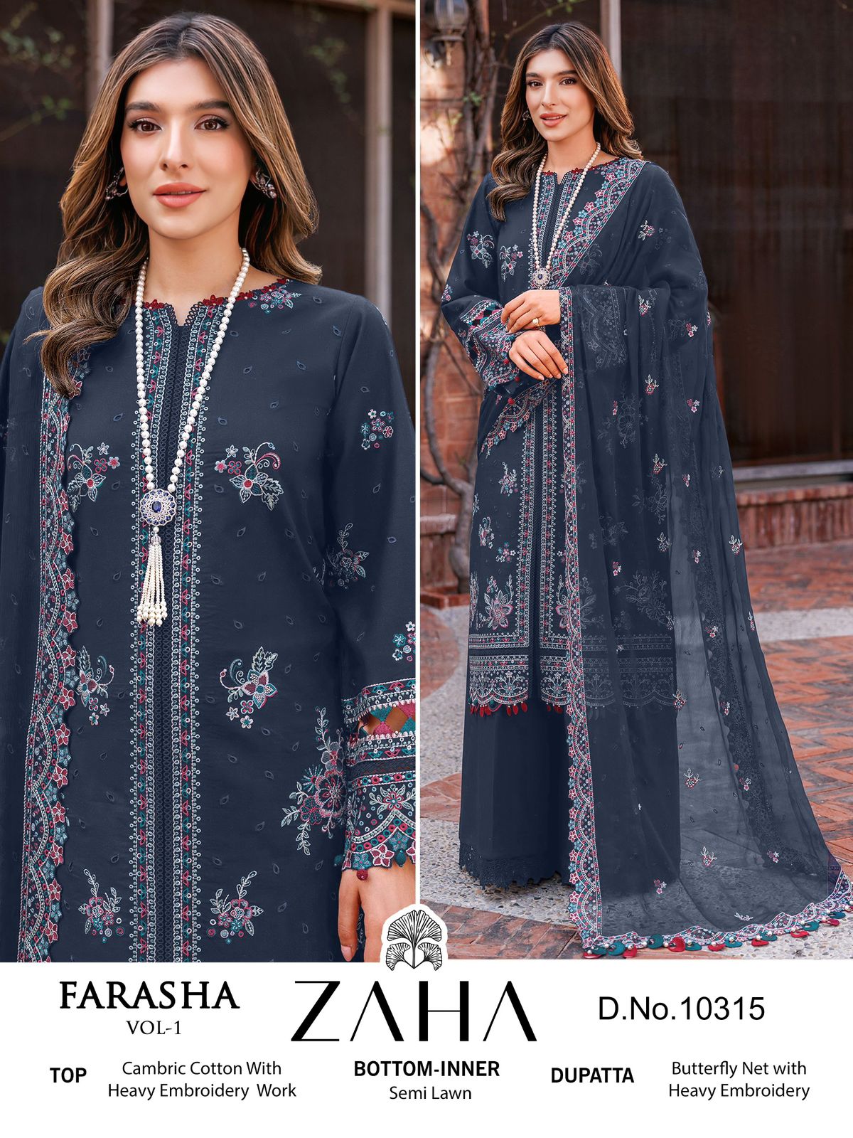 10315 Farasha Vol 1 Zaha Pakistani Salwar Suits