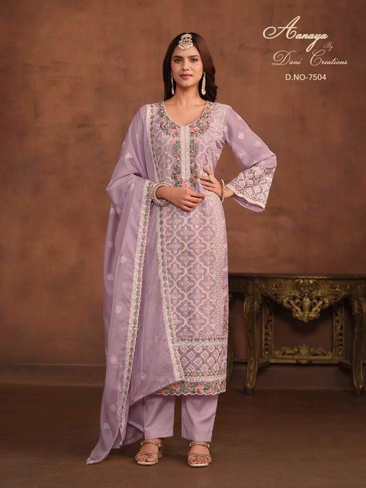 7504 Aanaya Vol 175 Dani Creation Unstitched Suits