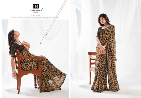 1002 Kum Kum Mahamani Creation Sarees