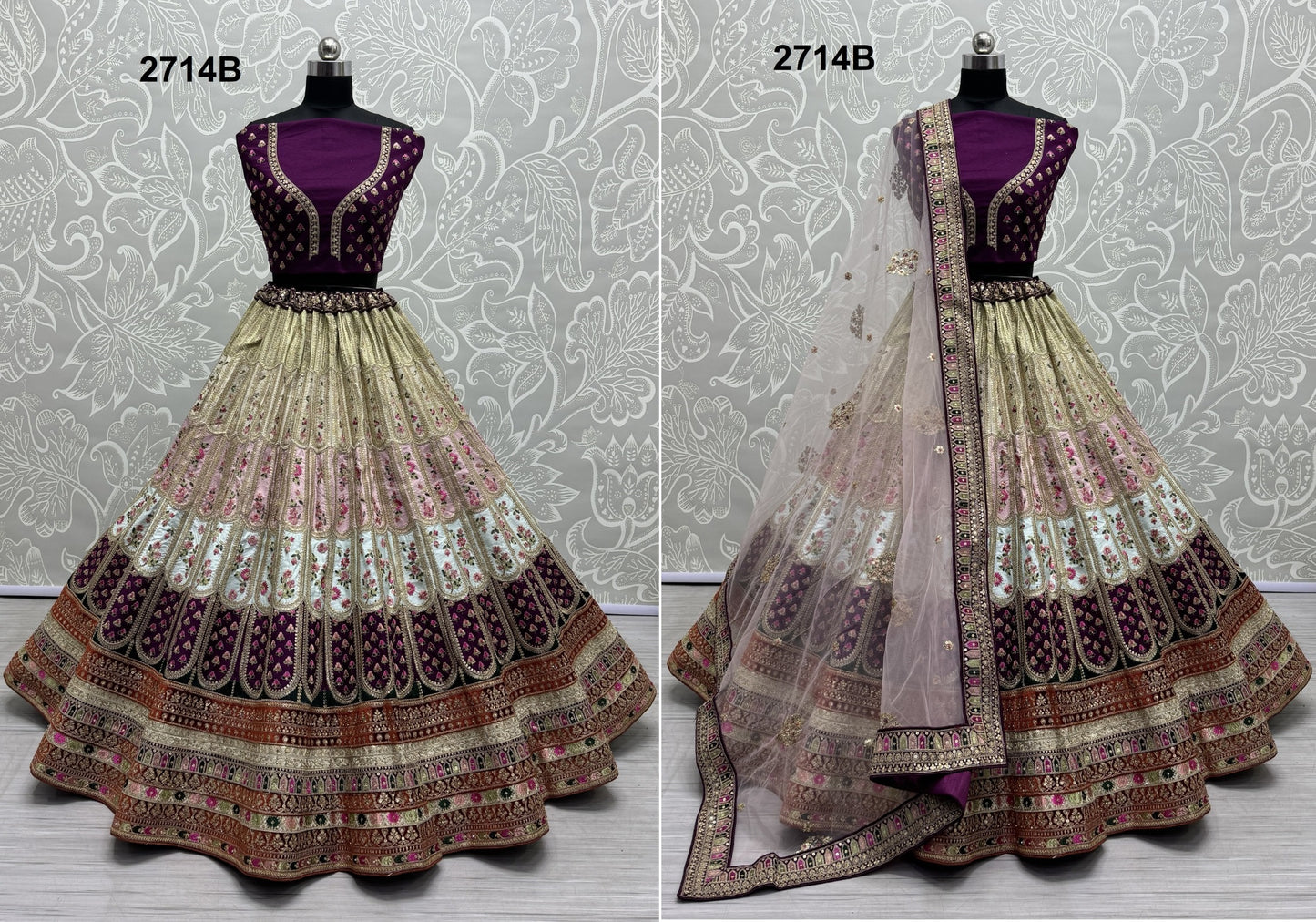 2714B Anjani Art Lehenga Choli