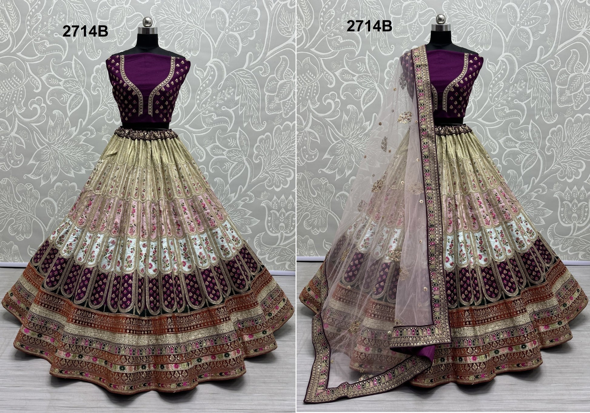 2714B Anjani Art Lehenga Choli