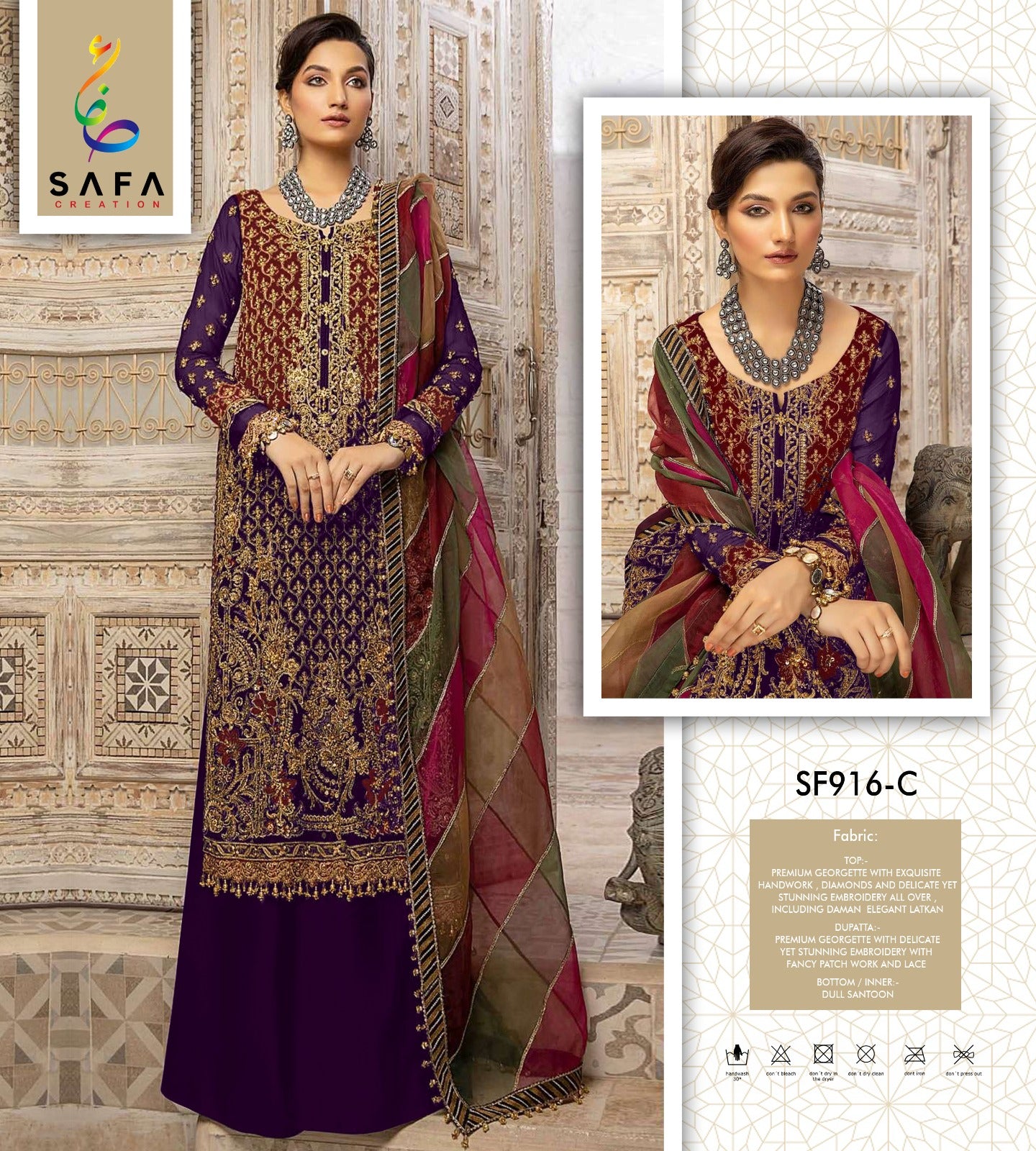 916C Safa Creation Pakistani Salwar Suits