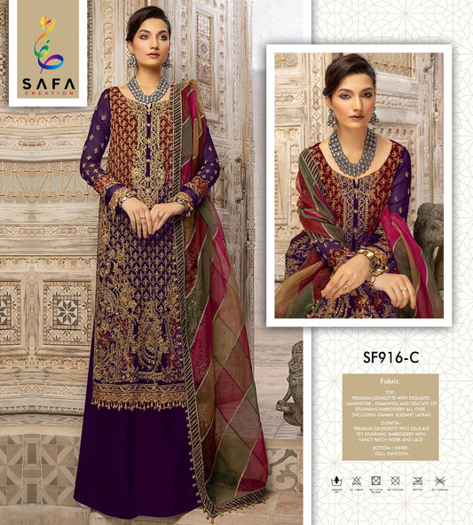 916C Safa Creation Pakistani Salwar Suits