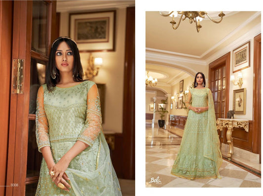 3008 Sabhyata Bela Fashion Unstitched Suits