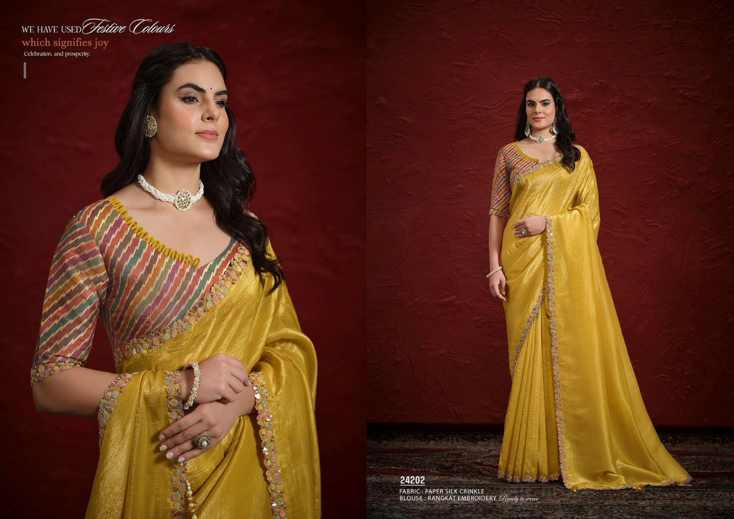 24202 Moh-Manthan Mahotsav Crush Sarees