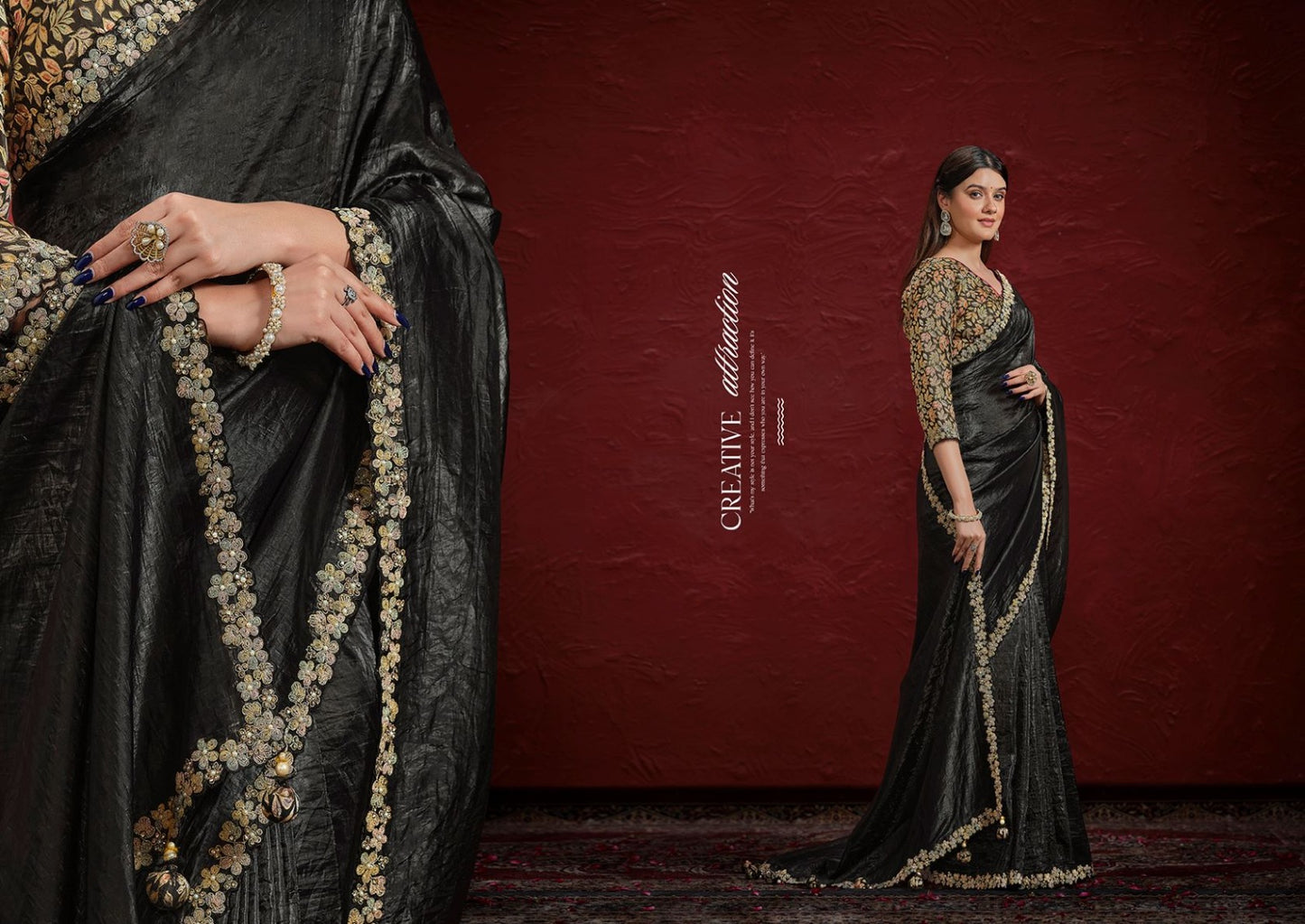 24203 Moh-Manthan Mahotsav Crush Sarees