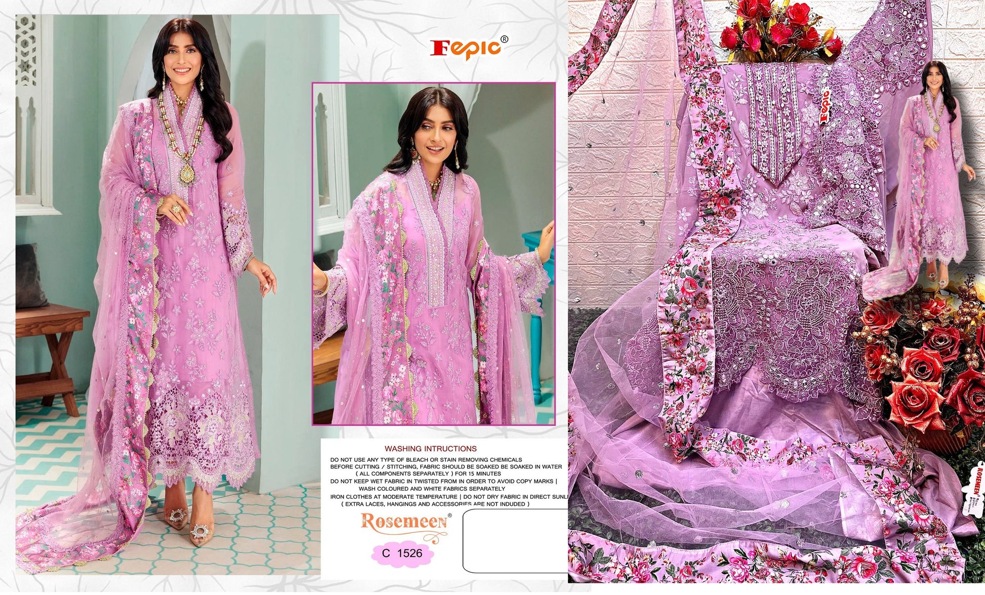C-1526 Fepic Pakistani Salwar Suits