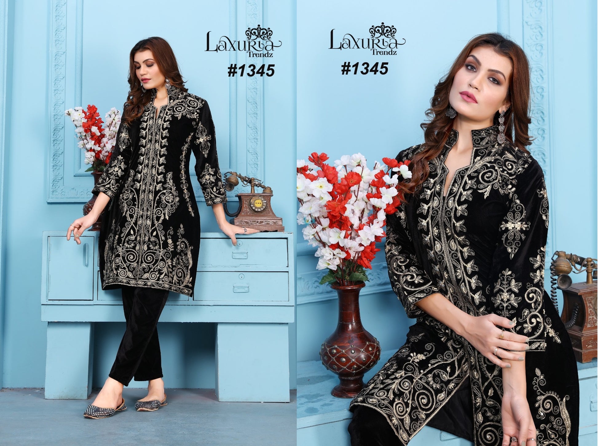 1345 Laxuria Trendz Kurti Pant Set