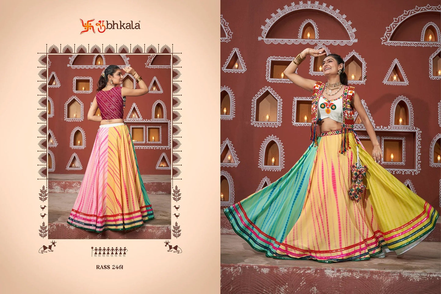 2461 Raas Vol 17 Shubhkala Viscose Chaniya Choli