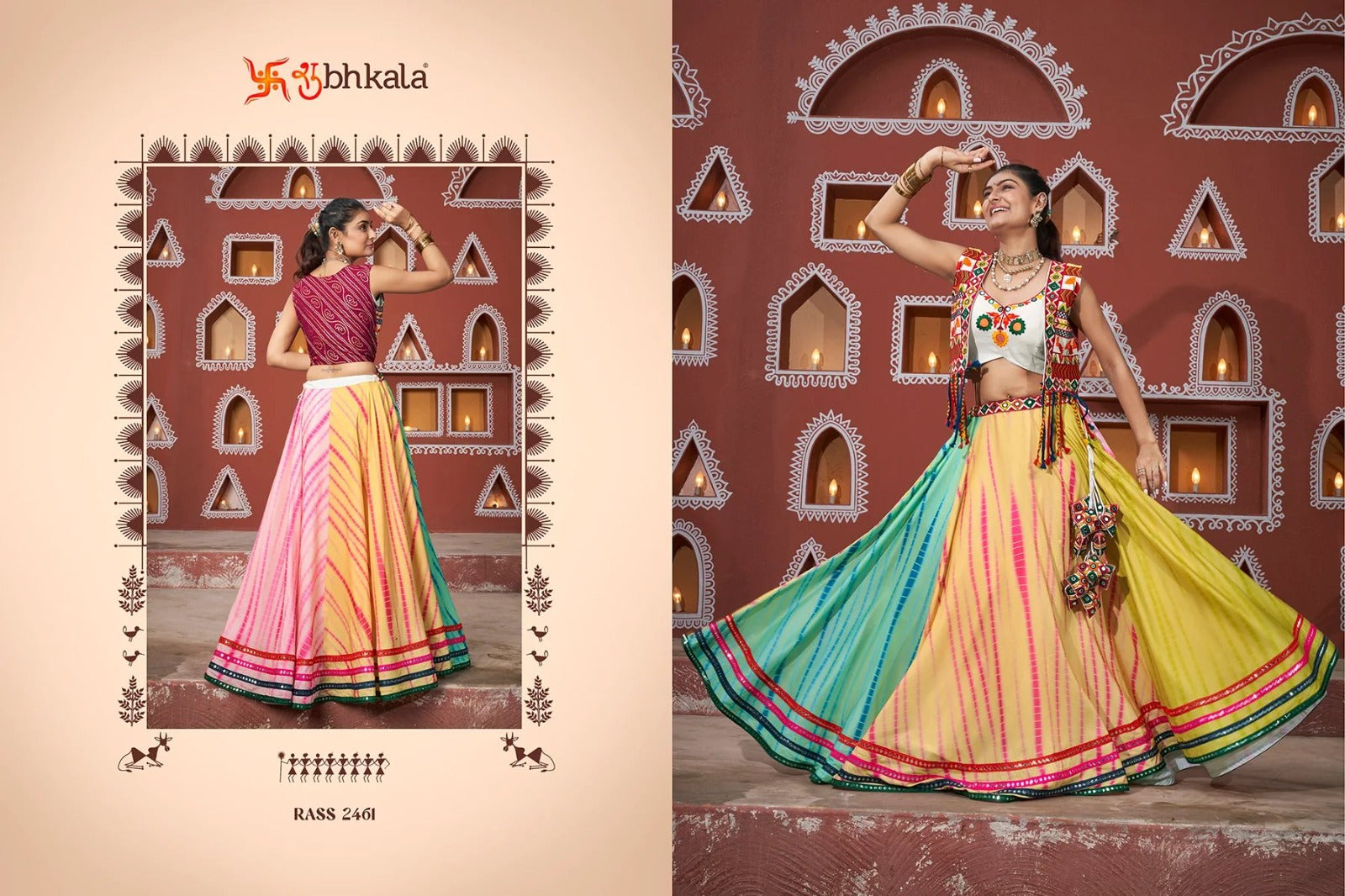 2461 Raas Vol 17 Shubhkala Viscose Chaniya Choli
