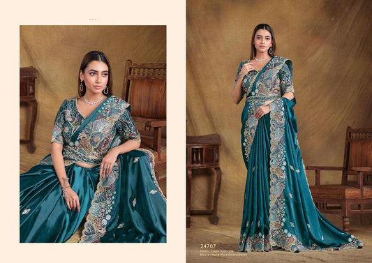 24707 Moh Manthan Tarini Mahotsav Satin Silk Sarees